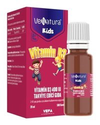 Venatura Kids Vitamin D3 Aromalı Yetişkin Vitamin 20 ml