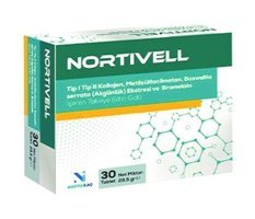 Nortis İlaç Nortivell Aromasız Yetişkin Vitamin 30 Tablet