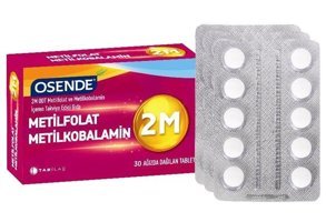 Osende 2M Aromalı Yetişkin Vitamin 30 Tablet