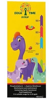 Doğa Tim Kids Multivitamin Çilekli Çocuk Vitamin 150 ml