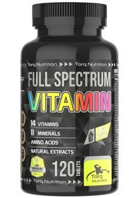 Torq Full Spectrum Vitamin Aromasız Yetişkin Vitamin 120 Tablet