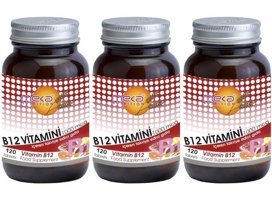 Meka Nutrition Vitamin B12 Aromasız Yetişkin Vitamin 120 Tablet