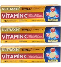 Nutraxin Vitals Portakallı Yetişkin Vitamin 3x15 Tablet