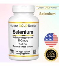 California Gold Nutrition Selenyum Aromasız Yetişkin Vitamin 180 Kapsül
