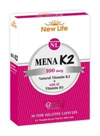 New Life Mena K2 Aromalı Yetişkin Vitamin 30 Kapsül