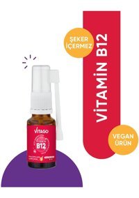 Vitago Prometilkobalamin Vitamin B12 Vitamin B6 Aromasız Yetişkin Vitamin 10 ml