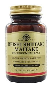 Solgar Reishi Shiitake Maitake Aromasız Yetişkin Vitamin 50 Kapsül