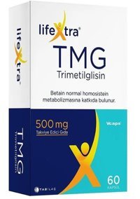 Lifextra Tmg Trimetilglisin Aromasız Yetişkin Vitamin 60 Kapsül