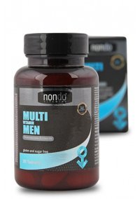 Nondo Multi Vitamin Men Aromasız Yetişkin Vitamin 30 Tablet