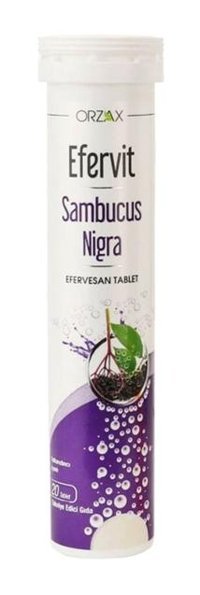 Orzax Sambucus Nigra Aromasız Yetişkin Vitamin 20 Tablet