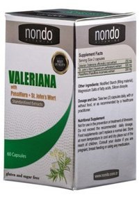 Nondo Valeriana Passiflora Aromasız Yetişkin Vitamin 60 Kapsül