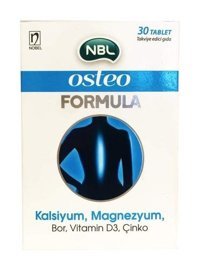 Nbl Osteo Formula Aromasız Yetişkin Vitamin 30 Kapsül