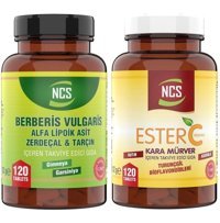 Ncs Berberis Vulgaris - Vitamin C Tarçın - Zerdeçal Yetişkin Vitamin 120 Tablet - 120 Tablet