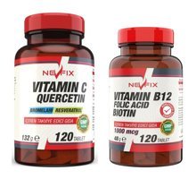 Nevfix Vitamin C Aromasız Yetişkin Vitamin 120 Tablet