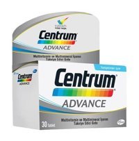 Centrum Advance Multivitamin Aromasız Yetişkin Vitamin 30 Kapsül