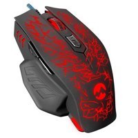 Everest SM-700 RGB Ergonomik Makrolu Kablolu Kırmızı Siyah Lazer Gaming Mouse