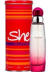 She is Love EDT Çiçeksi Kadın Parfüm 50 ml