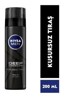 Nivea Deep Dimension Seyahat Boyu Hassas Ciltler İçin Tıraş Köpüğü 200 ml