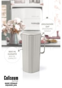 Okyanus Home Coliseum Cam 1.8 lt Kapaklı Sürahi Bej