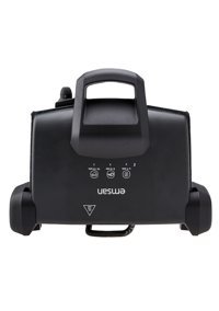 Emsan Magic Pro 6 Dilim Granit Çıkartılabilir Plaka Tek Yönlü 1800 W Izgaralı Siyah Tost Makinesi