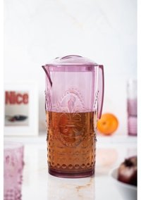 Depa Hkz Akrilik Magic Plastik 2.3 lt Kapaklı Sürahi Mürdüm