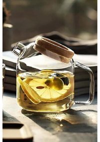Çiftçiler Leyna 156672 Cam 750 ml Kapaklı Sürahi