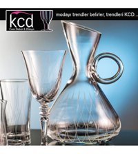 Kcd Panora Kesme Cam 1 lt Kapaklı Sürahi