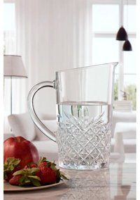 Paşabahçe Timeless 55332 Cam 1 lt Kapaklı Sürahi Şeffaf
