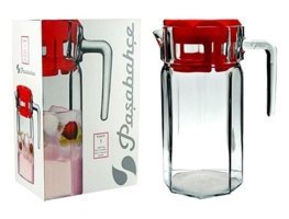 Paşabahçe Köşem Cam 1.5 lt Kapaklı Sürahi
