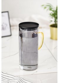 Depa Cam 1.5 lt Kapaklı Sürahi Şeffaf
