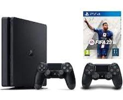 Sony Playstation 4 Slim 500 GB + 2 DualShock Kol + PS4 FIFA 23