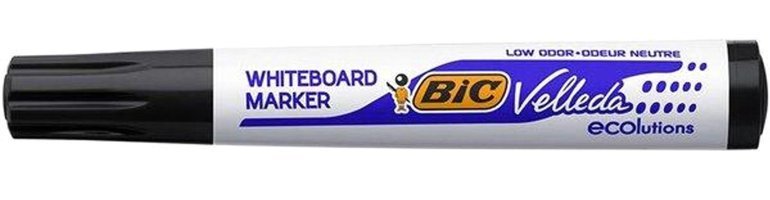 Bic Velleda Doldurulabilir Silinebilir Siyah Tahta Kalemi