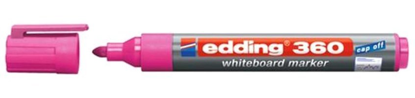 Edding Cap Off Doldurulabilir Silinebilir Pembe Tahta Kalemi