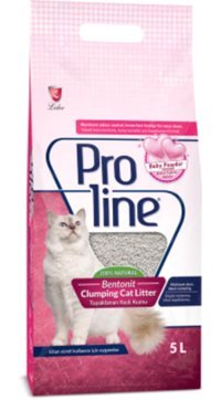 Proline Topaklanan İnce Taneli Bentonit Kedi Kumu 5 lt
