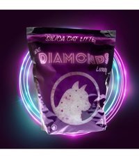 Diamond Luxury İnce Taneli Kristal Kedi Kumu 3.8 lt