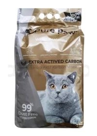 Pure Paws Topaklanan İnce Taneli Aktif Karbonlu Bentonit Kedi Kumu 10 lt