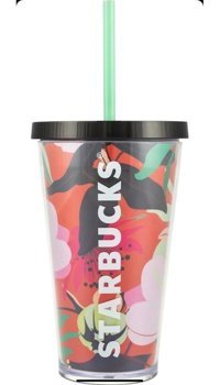 Starbucks Plastik 473 ml Termos Çok Renkli