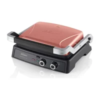 Arzum AR2044-G 6 Dilim Granit Çıkartılabilir Plaka Tek Yönlü 2000 W Izgaralı Rose Gold Tost Makinesi
