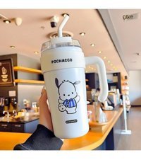 Ikkb Çelik 860 ml Outdoor Termos Beyaz