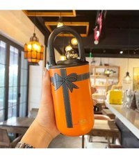 Haiyaao Bwn04 Çelik 400 ml Termos Turuncu