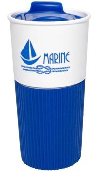 Anemoss Mug Plastik 450 ml Termos Beyaz