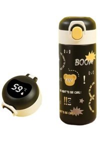 Mdsj Jzcat 316 Çelik 480 ml Outdoor Termos Siyah