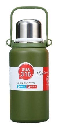 Mdsj Jzcat 316 Çelik 800 ml Outdoor Termos Yeşil