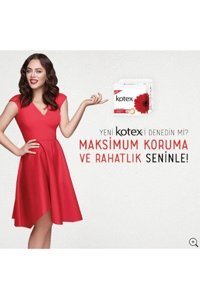 Kotex Ultra Quadro Süper Eko Organik Antialerjik Orta Uzun 18'li Hijyenik Ped 6 Adet
