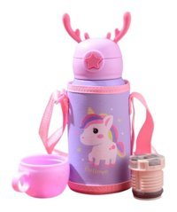 Haiyaao Tes01 Çelik 500 ml Termos Mor