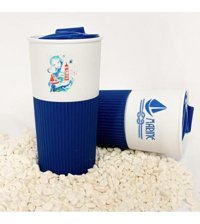 Anemoss Fenerci Kız Mug Plastik 450 ml Termos Beyaz