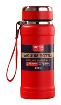 Mdsj Jzcat Çelik 600 ml Outdoor Termos Kırmızı