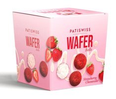 Patiswiss Waferballs Çilekli Çikolata 150 gr