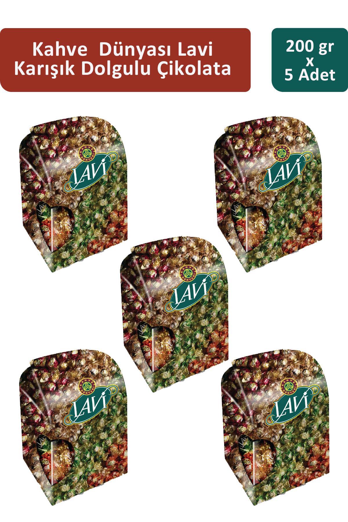 Kahve Dünyası Lavi Karışık Çikolata 5x200 gr