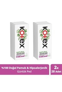 Kotex Natural Organik Antialerjik 28'li Hijyenik Ped 2 Adet
